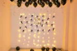 Aesthetic Black Bow Birthday Decoration - Image 4