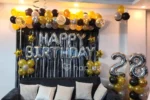 Black Golden Special Birthday Decor - Image 2