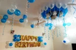 Blue White Balloon Surprise