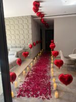 Bride To Be Blue & Silver Theme Balloon Decoration - Image 2