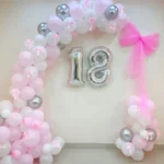 Pretty Pink Bow Birthday Decoration