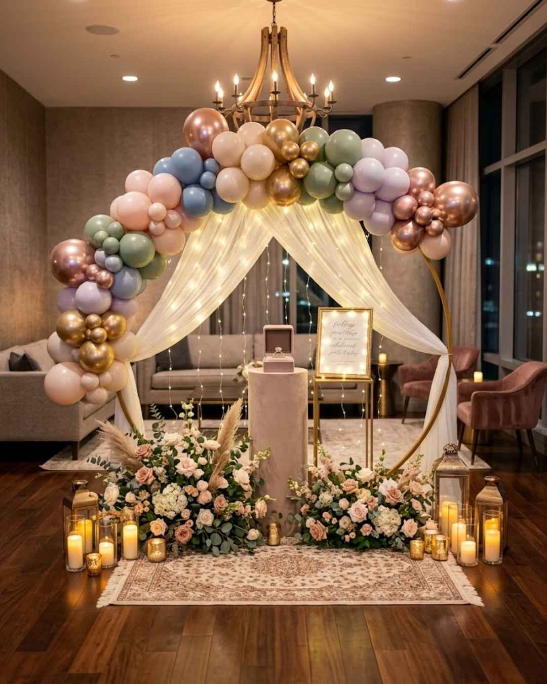 Ring Setup Decoration