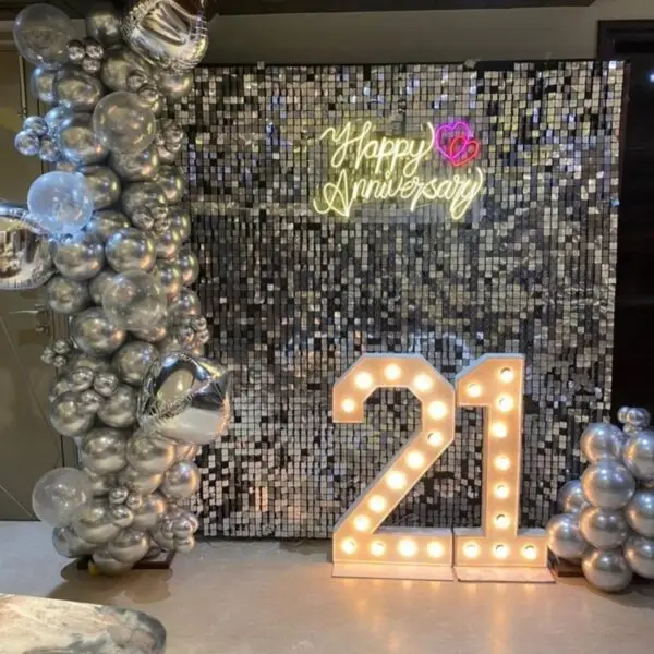 21st Anniversary Sliver Sequence Theme