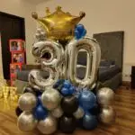30th Age Number Balloon Bouquet