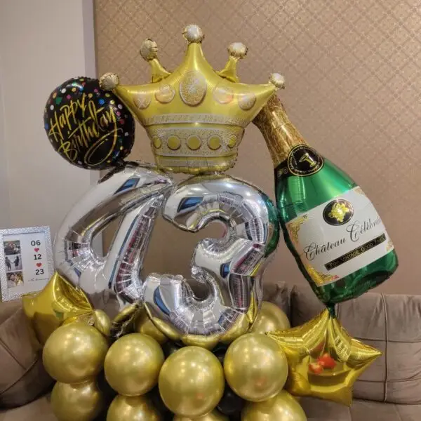 43rd Birthday Balloon Bouquet