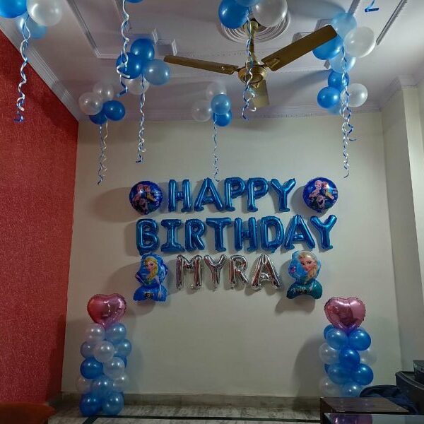 Frozen Theme Birthday Decoration