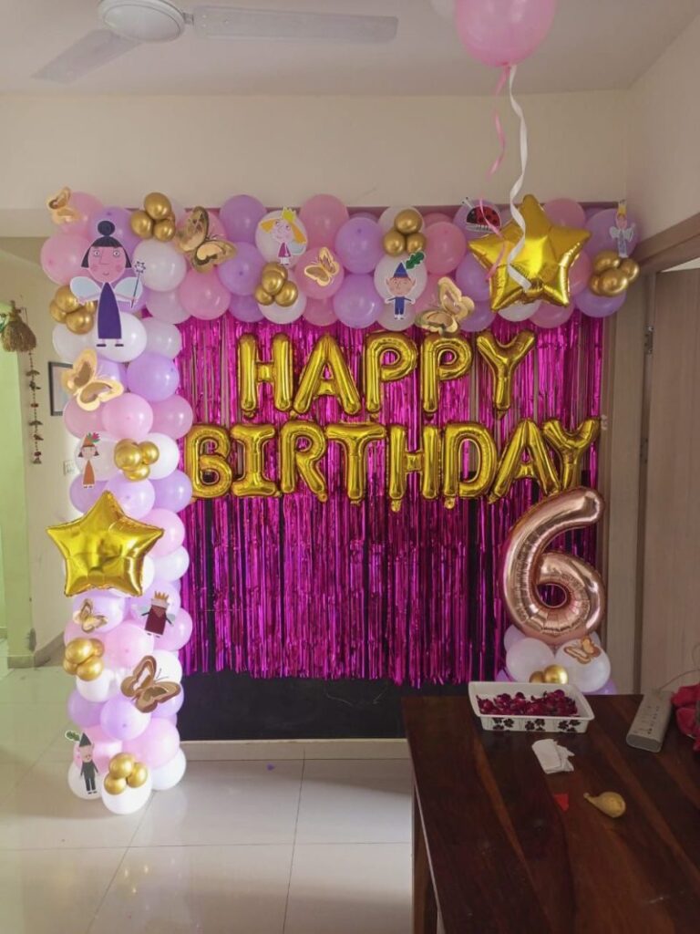 Girls Theme Birthday Decoration