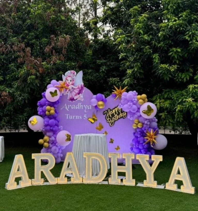 Butterfly Theme Birthday Decoration