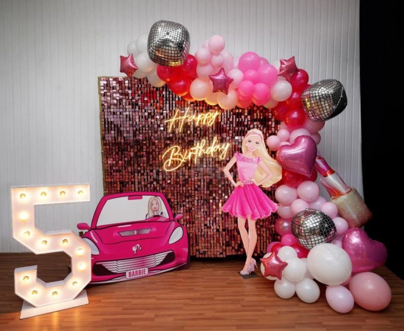 Barbie Theme Birthday Decoration