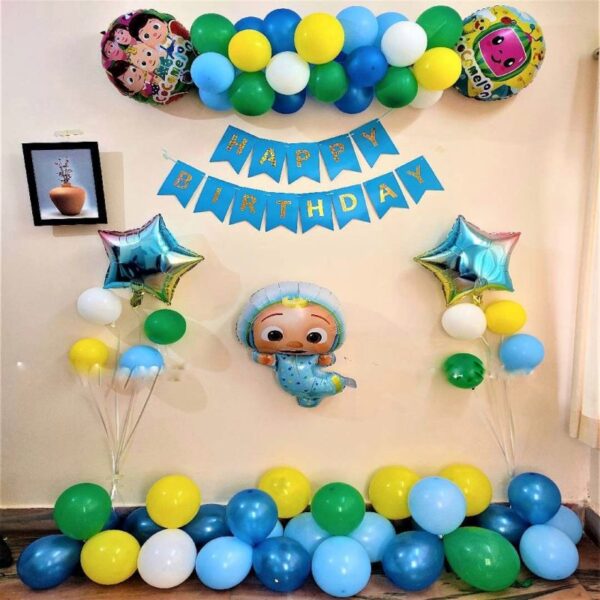 Cocomelon Theme Balloon Decoration